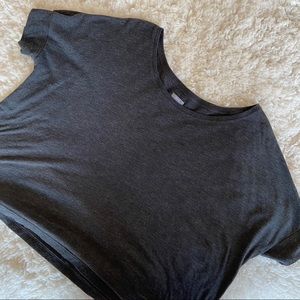 Aerie dark gray comfy boxy short sleeve tshirt